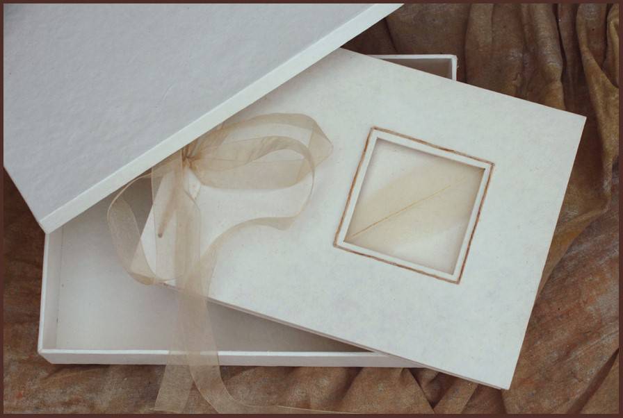 Roma album binding with ribbon, with box